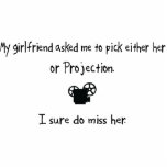 Pick Girlfriend or Projection photo sculptures