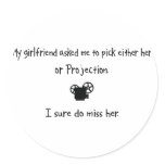 Pick Girlfriend or Projection stickers