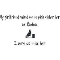 Pick Girlfriend or Rodeo Photo Cutouts