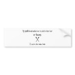 Pick Girlfriend or Rowing bumper stickers