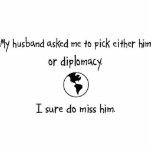 Pick Husband or Diplomacy photo sculptures
