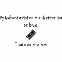 Pick Husband or Loans Photo Cut Outs
