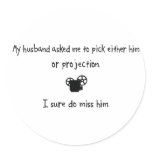 Pick Husband or Projection stickers