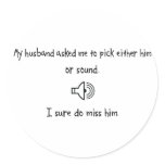 Pick Husband or Sound Stickers