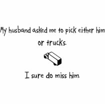 Pick Husband or Trucks Photo Cutout