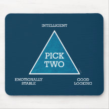Pick Two Triangle mousepad