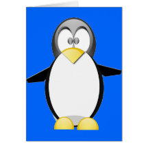 Pick Up A Penquin Greeting Cards
