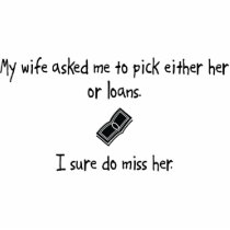 Pick Wife or Loans Photo Sculpture