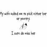 Pick Wife or Poetry photo sculptures