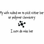 Pick Wife or Polymer Chemistry Acrylic Cut Outs
