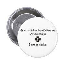 Pick Wife or Rheumatology buttons