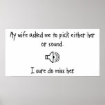 Pick Wife or Sound Print