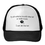 Pick Wife or Table Tennis Trucker Hat