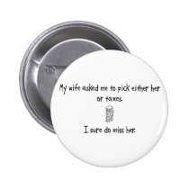 Pick Wife or Taxes buttons