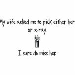 Pick Wife or X-Ray photo sculptures