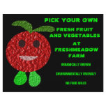 Pick Your Own Fruit and Veg Customisable Flyer