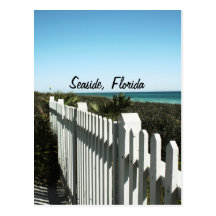 Picket Fence - Seaside, FL Postcards