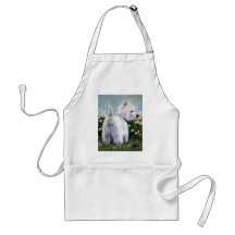 picking daisies apron
