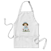 Picking Daisies Cute Flower Spring Girl Apron