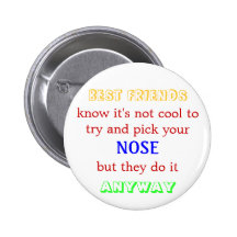 Picking noses isn't cool button