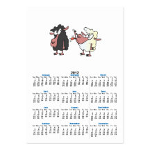 picking on the black sheep cartoon business card