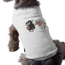 picking on the black sheep cartoon doggie t shirt
