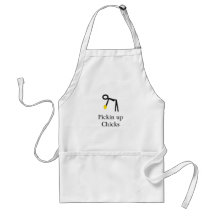 Picking Up Chicks Party Shirt Aprons