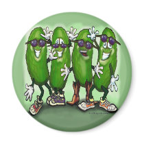 Pickle Party Fridge Magnet
