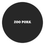 Pickup Line - ZOO PORK T-SHIRT stickers