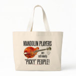 Picky Mandolinists Tote Bag