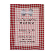 Picnic BBQ Cookout Invitation Postcards