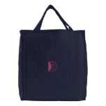 Picnic Letter D embroidered bags