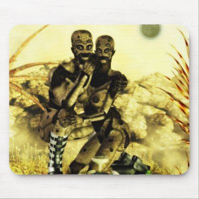 Picnic on Distant Lands Mouse Pad by SophiaDeer
