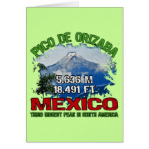 Pico De Orizaba Greeting Cards