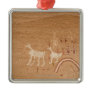 Pictographs on sandstone canyon walls in Canyon Christmas Tree Ornaments