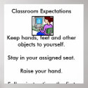 Picture1, Classroom ExpectationsKeep hands, fee... posters