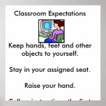 Picture1, Classroom ExpectationsKeep hands, fee... posters