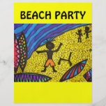 Picture 203, BEACH PARTY Personalised Flyer