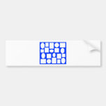 Picture Frame Landscape Blue The MUSEUM Zazzle Bumper Stickers