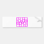 Picture Frame Landscape Magenta The MUSEUM Zazzle Bumper Sticker