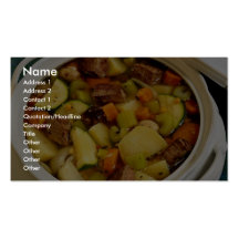 Picture of Beef stew Business Card Template