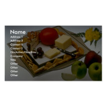 Picture of Cheese on a platter Business Cards