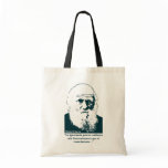Picture of Darwin and mentions. Spanish. Bag