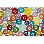 Picture of Multicolored buttons photo sculptures