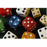 Picture of Multicolored dice Acrylic Cut Out