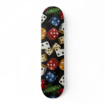 Picture of Multicolored dice skateboards