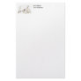 Picture of Sparrow Singing in Flowering Tree Customized Stationery