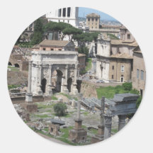 Picture of the Roman Forum Sticker