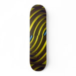Picture of Yellow and green abstract shape skateboards
