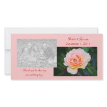 Picture Perfect Rose Thank You Photo Cards